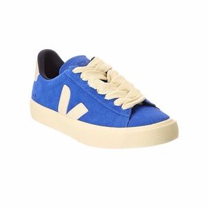 Veja Campo Bold Blue and Cream Suede Sneakers